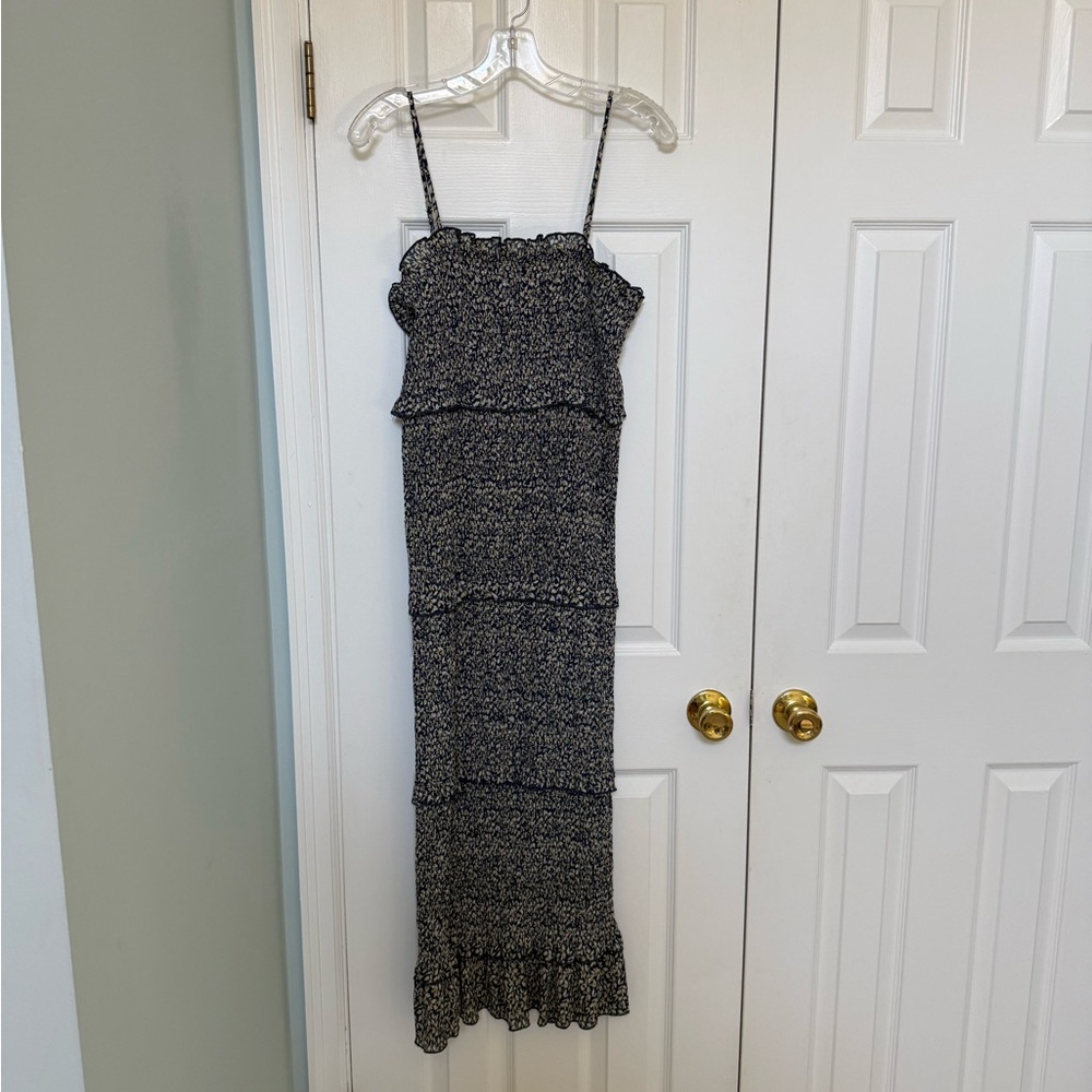 Pinkblush Black and White Floral Maxi Dress